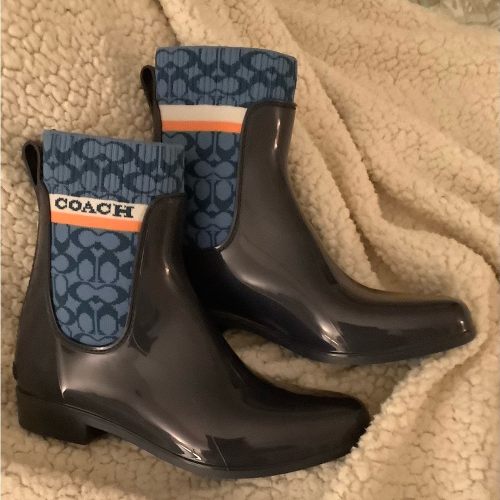 NWT Coach Rain Boots